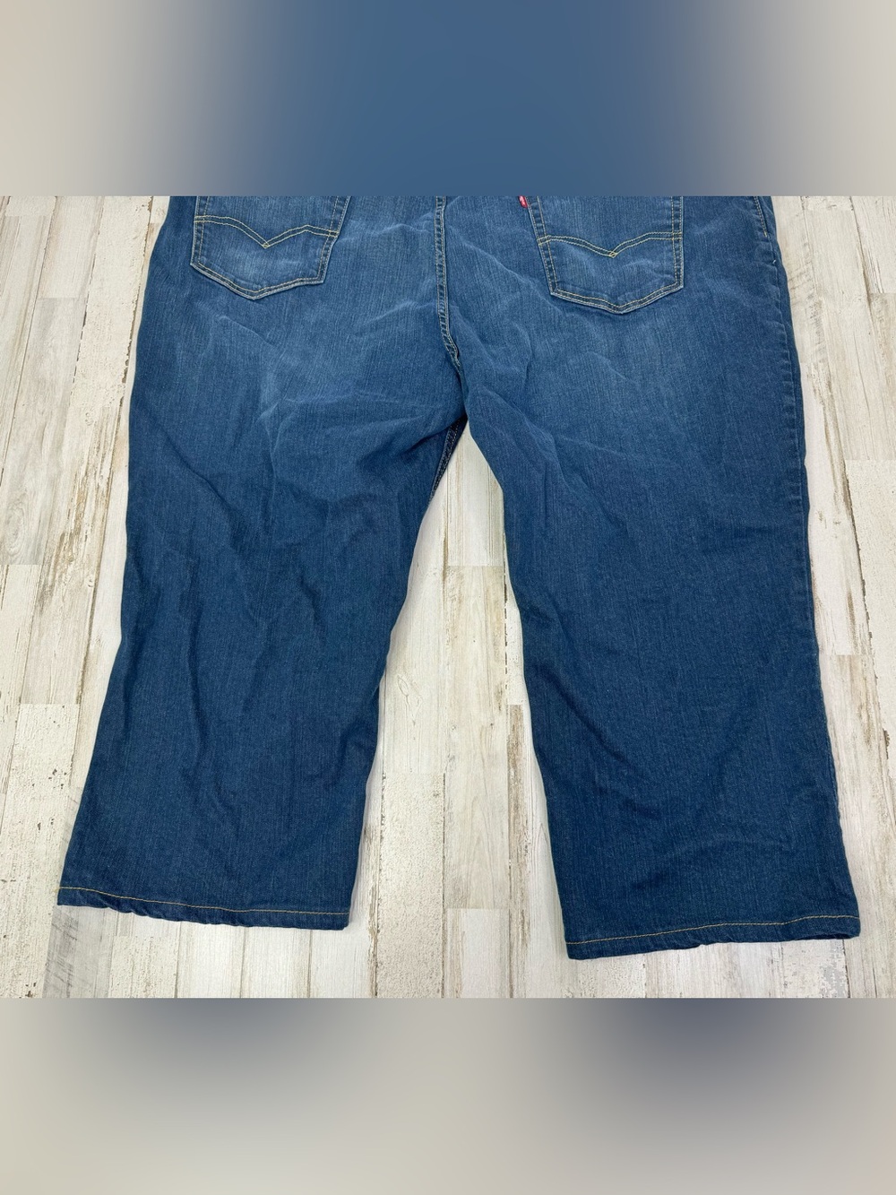 Levis 541 Jeans Womens 52x23 Blue Straight Wide Leg Casual Denim - Picture 11 of 11